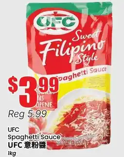 Btrust Supermarket UFC Spaghetti Sauce offer