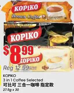 Btrust Supermarket KOPIKO 3 in 1 Coffee Selected offer