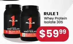 Healthy Planet RULE 1 Whey Protein Isolate offer
