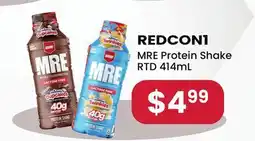 Healthy Planet REDCON1 MRE Protein Shake RTD offer