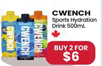 Healthy Planet CWENCH Sports Hydration Drink offer