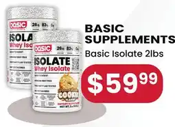 Healthy Planet BASIC SUPPLEMENTS Basic Isolate offer