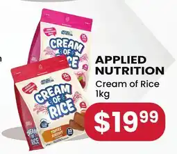 Healthy Planet APPLIED NUTRITION Cream of Rice offer