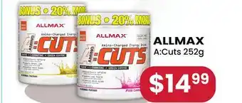 Healthy Planet ALLMAX A: Cuts offer