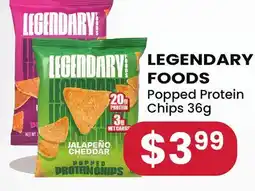 Healthy Planet LEGENDARY FOODS Popped Protein Chips offer