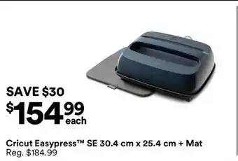 Michaels Cricut Easypress SE 30.4 cm x 25.4 cm + Mat offer