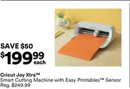 Michaels Cricut Joy Xtra Smart Cutting Machine with Easy Printables Sensor offer