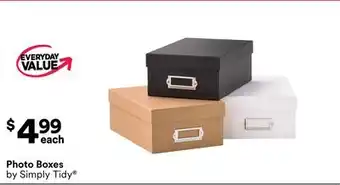 Michaels Photo Boxes by Simply Tidy offer