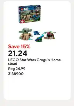 Staples LEGO Star Wars Grogu's Homestead offer