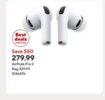 Staples AirPods Pro 3 offer