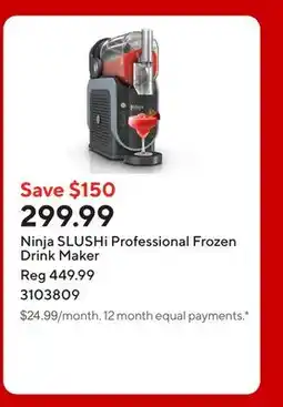 Staples Ninja SLUSHi Professional Frozen Drink Maker offer