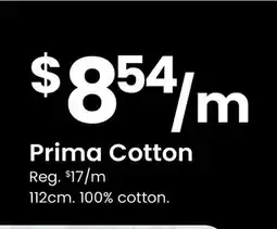 Fabricland Prima Cotton offer
