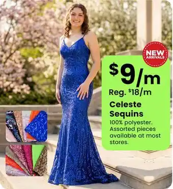 Fabricland Celeste Sequins offer