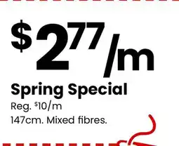 Fabricland Spring Special offer