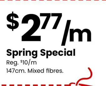 Fabricland Spring Special offer