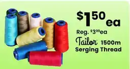 Fabricland Tailor 1500m Serging Thread offer