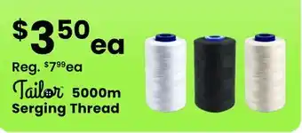 Fabricland Tailor 5000m Serging Thread offer