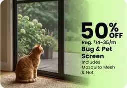 Fabricland Bug & Pet Screen offer