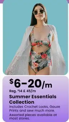Fabricland Summer Essentials Collection offer