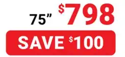 Visions Electronics SAMSUNG 75 Crystal UHD U7900FF 4K Smart TV offer