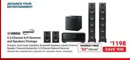 Visions Electronics YAMAHA 5.2-Channel A/V Receiver and Speakers Package offer