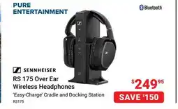 Visions Electronics Sennheiser RS 175 Over Ear Wireless Headphones offer