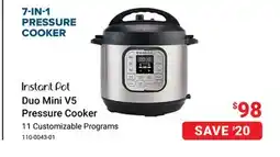 Visions Electronics Instant Pot Duo Mini V5 Pressure Cooker offer