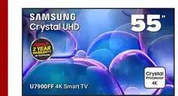 Visions Electronics SAMSUNG 55 U7900FF 4K Smart TV offer