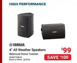 Visions Electronics 4 All Weather Speakers offer