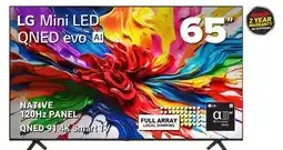 Visions Electronics LG QNED 91 4K Smart TV 65 offer