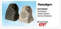 2001 Audio Video ROCK80SM Rock-Shaped Outdoor Speaker-Granite & Fieldstone offer