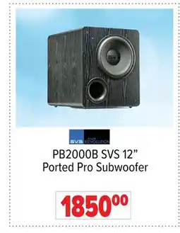 2001 Audio Video PB2000B SVS 12 Ported Pro Subwoofer offer