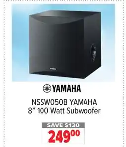 2001 Audio Video NSSW050B YAMAHA 8 100 Watt Subwoofer offer