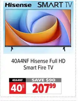 2001 Audio Video 40A4NF 40 Hisense Full HD Smart Fire TV offer
