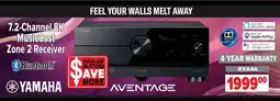 2001 Audio Video RXA4A 7.2-Channel 8K MusicCast Zone 2 Receiver offer
