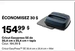 Michaels Cricut Easypress SE de 30,4 cm x 25,4 cm + tapis offer
