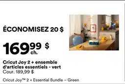 Michaels Cricut Joy 2 + ensemble d'articles essentiels - vert offer