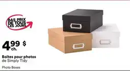 Michaels Boîtes pour photos de Simply Tidy offer