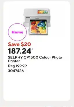 Staples SELPHY CP1500 Colour Photo Printer offer