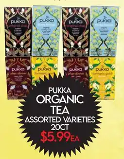Fiesta Farms PUKKA ORGANIC TEA offer