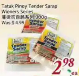 Tone Tai Supermarket Tatak Pinoy Tender Sarap Wieners Series offer