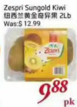Tone Tai Supermarket Zespri Sungold Kiwi offer