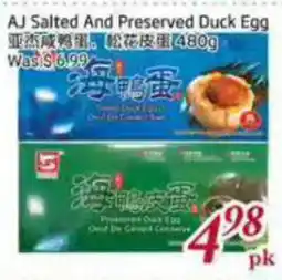 Tone Tai Supermarket AJ Salted And Preserved Duck Egg offer