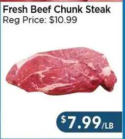 Blue Sky Supermarket Fresh Beef Chunk Steak offer