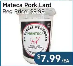Blue Sky Supermarket Mateca Pork Lard offer