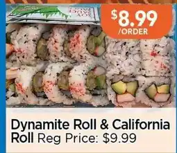 Blue Sky Supermarket Dynamite Roll & California Roll offer