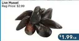 Blue Sky Supermarket Live Mussel offer