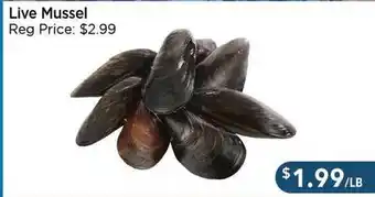Blue Sky Supermarket Live Mussel offer