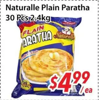 Bestco Food Mart Naturalle Plain Paratha offer