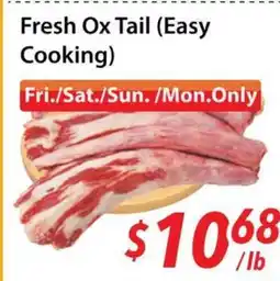 Bestco Food Mart Fresh Ox Tail (Easy Cooking) offer